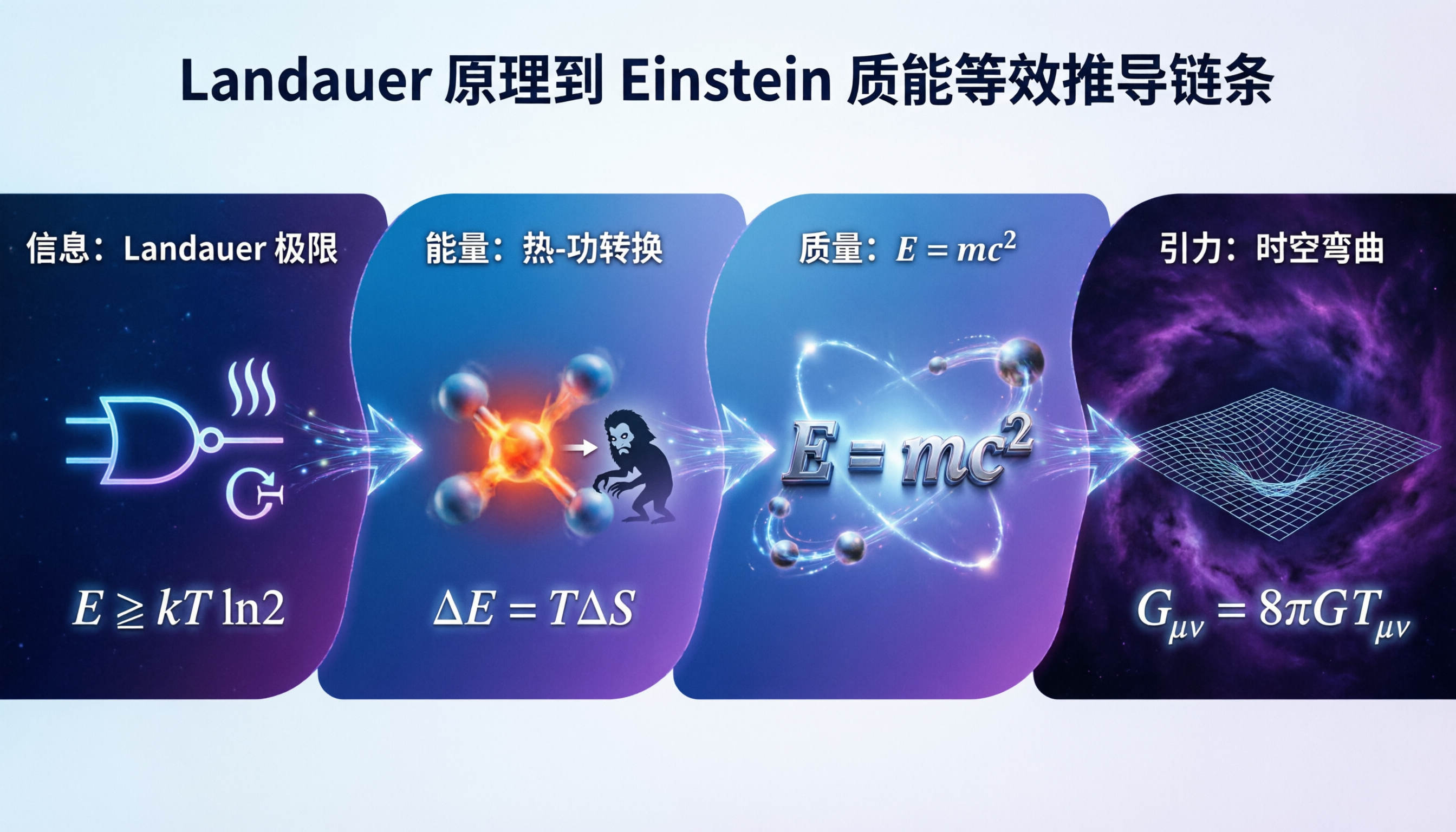 Landauer 到 Einstein 推导链条